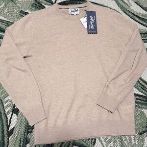 MC2 Saint Barth Crewneck Cashmere Classic Beige Sweater Mens Size Large